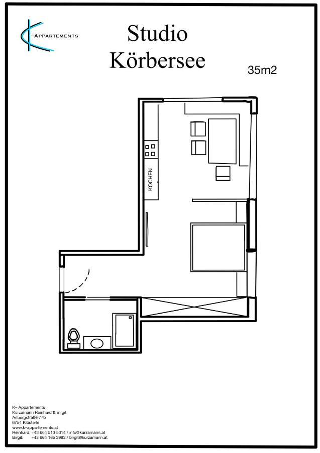 K-Appartements Klosterle ภายนอก รูปภาพ