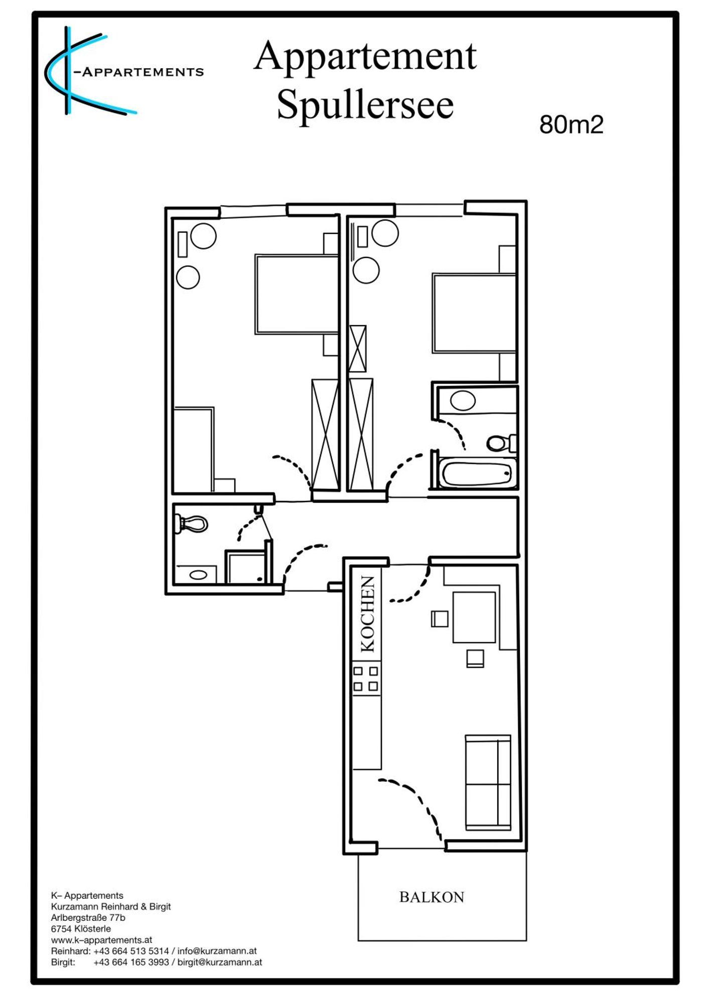 K-Appartements Klosterle ภายนอก รูปภาพ